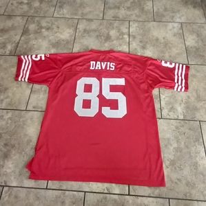 Vernon Davis Reebok Mens Xl 49ers Jersey